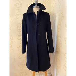 Fleurette Ing Loro Piana Wool Coat Ladies Size 2